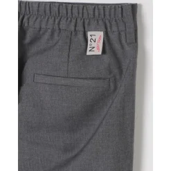 Grijze Straight Leg Kinderbroek