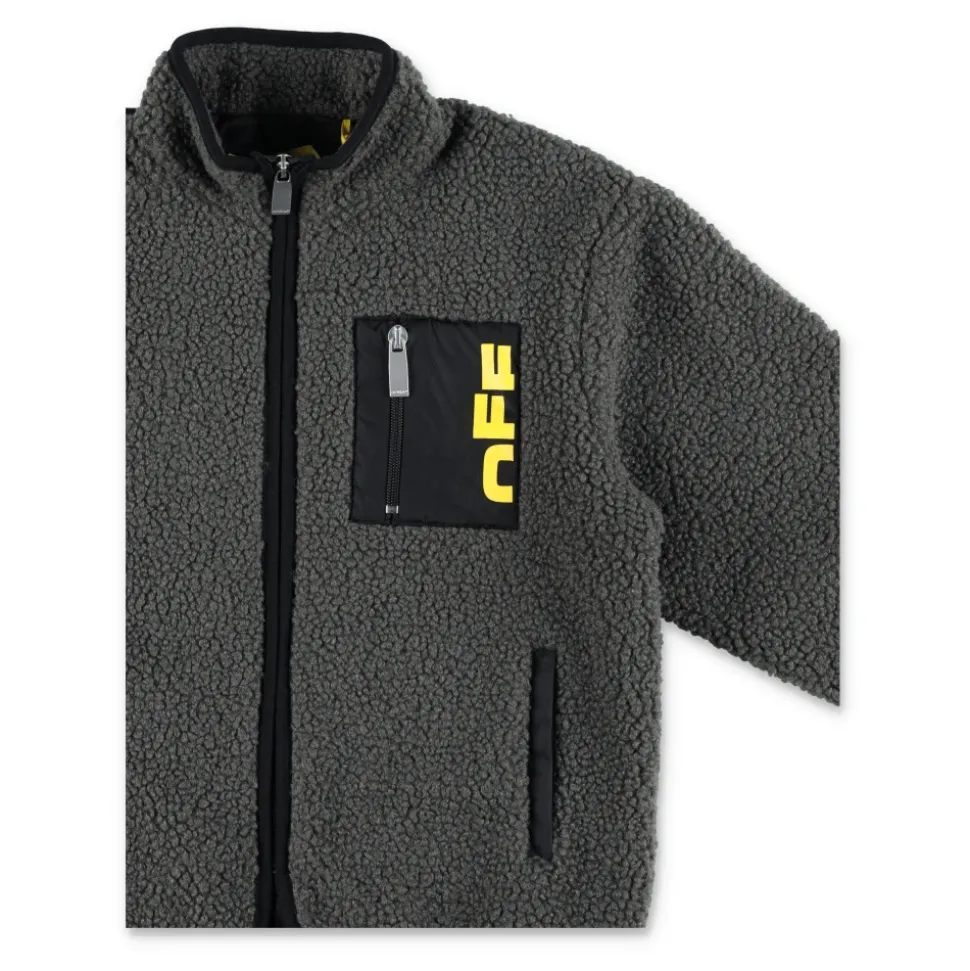 Grijze Teddy Rits Jas AW25