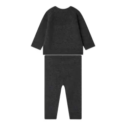 Grijze Wol Katoen Babykleding