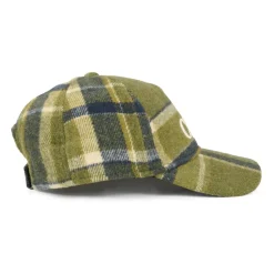 Groen Geruite Hoed met Klep