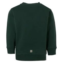 Groene Crew Neck Sweatshirt met Logo