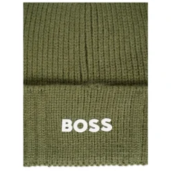 Groene Gebreide Beanie met Logo