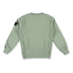 Groene Gebreide Trui Ronde Hals Sweatshirt AW25