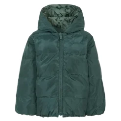 Groene Gewatteerde Omkeerbare Donsjas