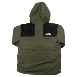 Groene Kinderjas Met Capuchon Winddicht Multipocket