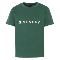 Groene Korte Mouwen T-Shirt 4G Motief