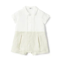 Groene Linnen Babykleding