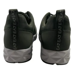 Groene platte schoenen kinderen nylon logo