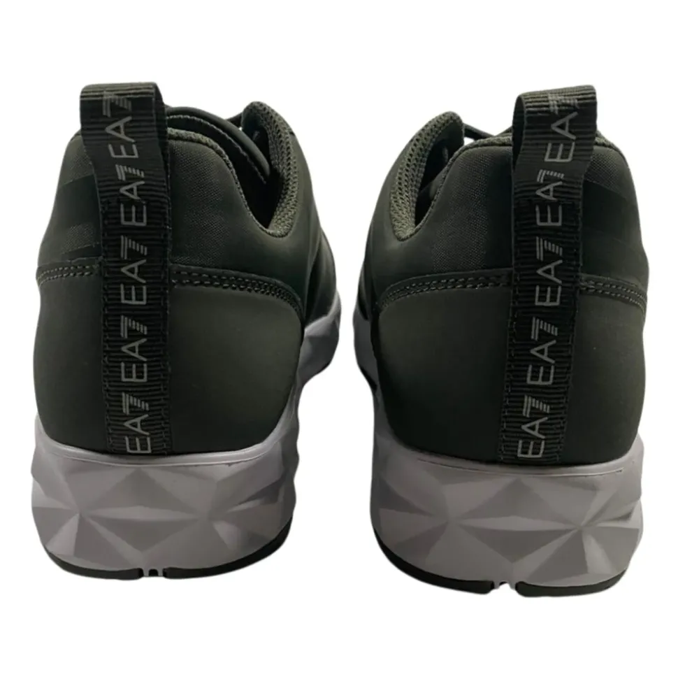 Groene platte schoenen kinderen nylon logo