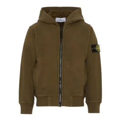 Groene rits truien lange mouwen