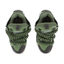 Groene Sneakers met Vetersluiting
