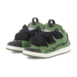 Groene Sneakers met Vetersluiting