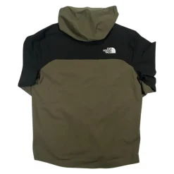 Groene winddichte capuchonjas kinderen