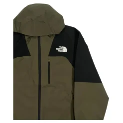 Groene winddichte capuchonjas kinderen