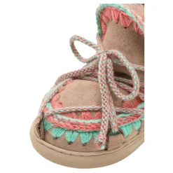 Handgemaakte Beige Kinder Eskimo Schoenen