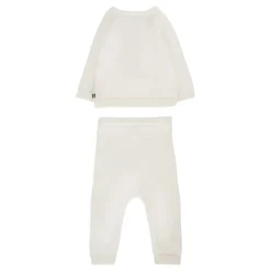 Hartversierd Ivoor Wollen Pak