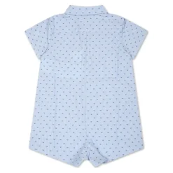 Hemelsblauwe Katoenen Romper