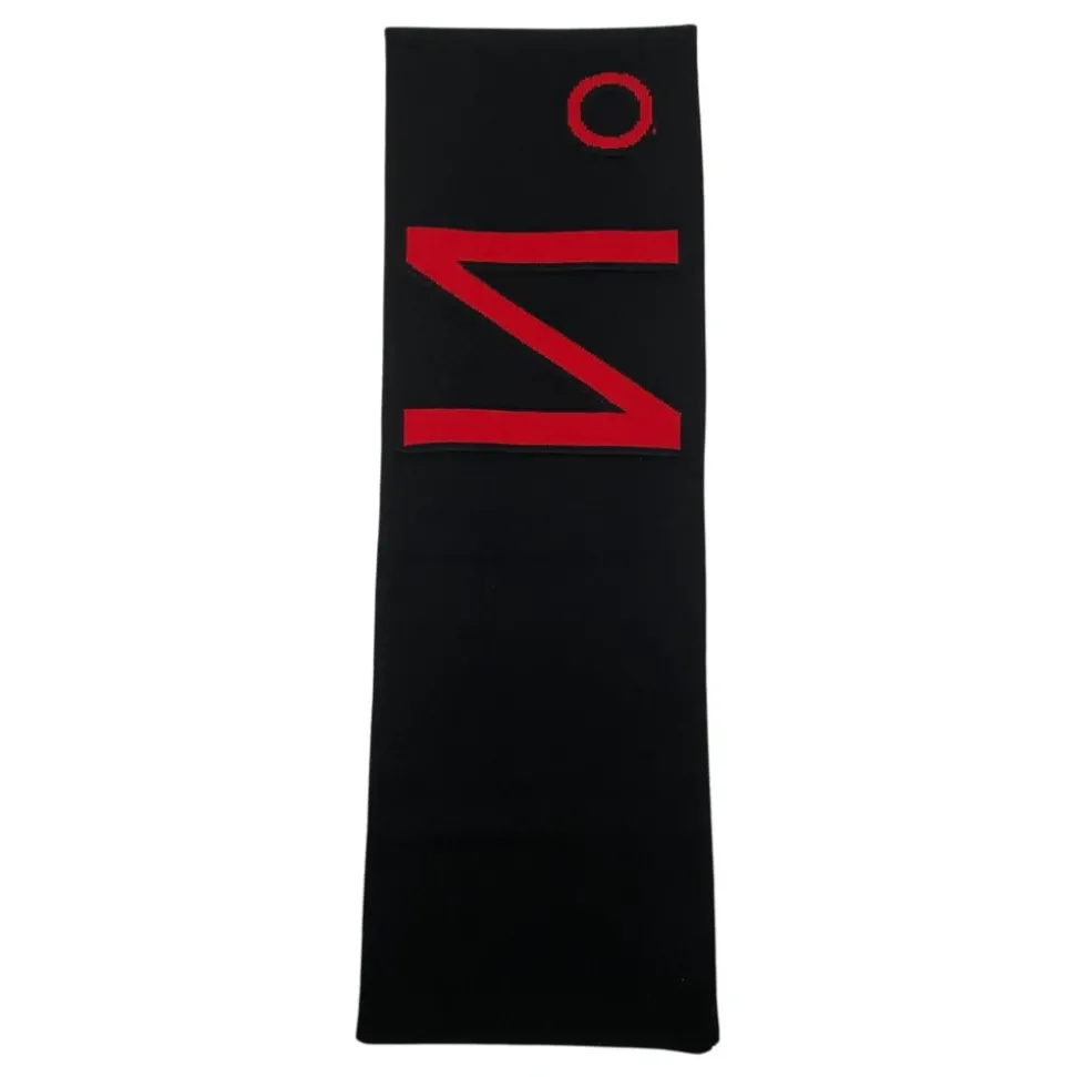 Intarsia-gebreide Logo Sjaal