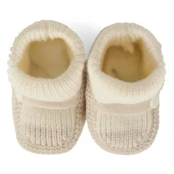 Ivoor Gebreide Baby Slofjes