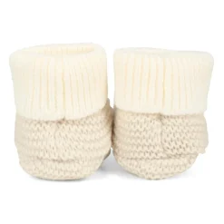 Ivoor Gebreide Baby Slofjes