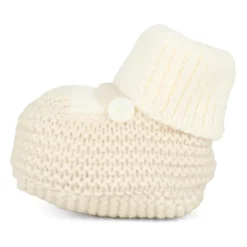 Ivoor Gebreide Baby Slofjes