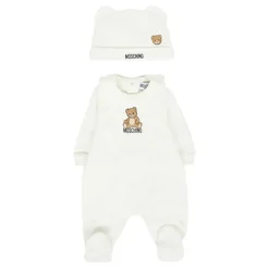 Ivoor Rompers Set met Teddy Bear