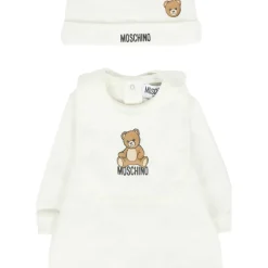 Ivoor Rompers Set met Teddy Bear