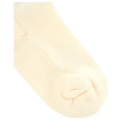 Ivory Smiley Terry Socks