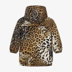Jaguar Print Outwear Lichtbruin Vrouw