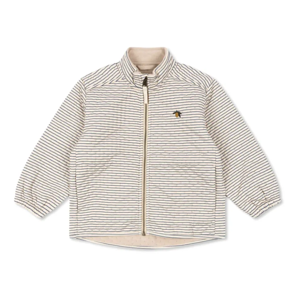 Jas met gestreept patroon