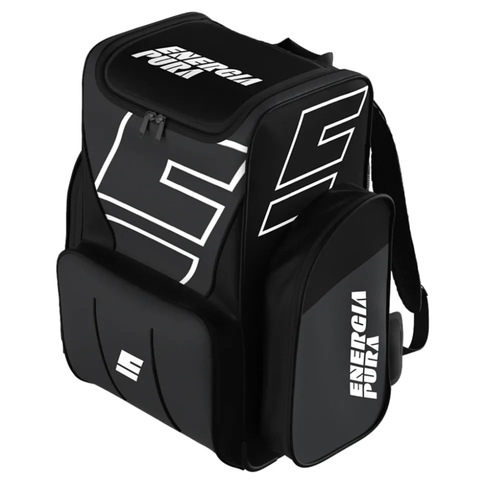 Jeugd Racer Tas in Antraciet/Zwart/Wit