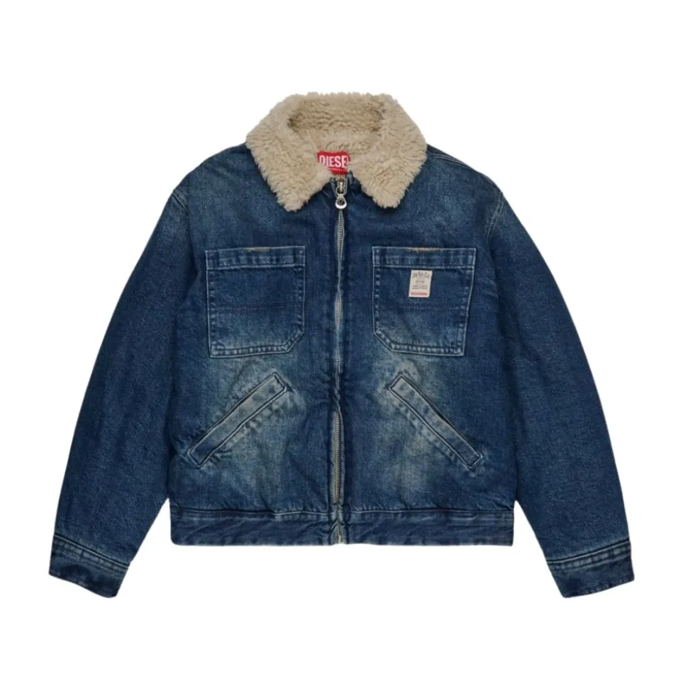 Jomox-Fur Denim Jacket