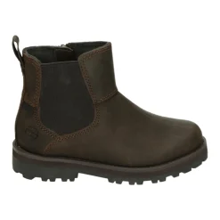 Jongens Bruine Leren Sneakers