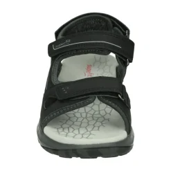 Jongenssandaal Zwart Nubuck Rubberen Zool