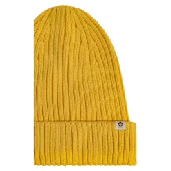 Katoenen Beanie met Logo Patch