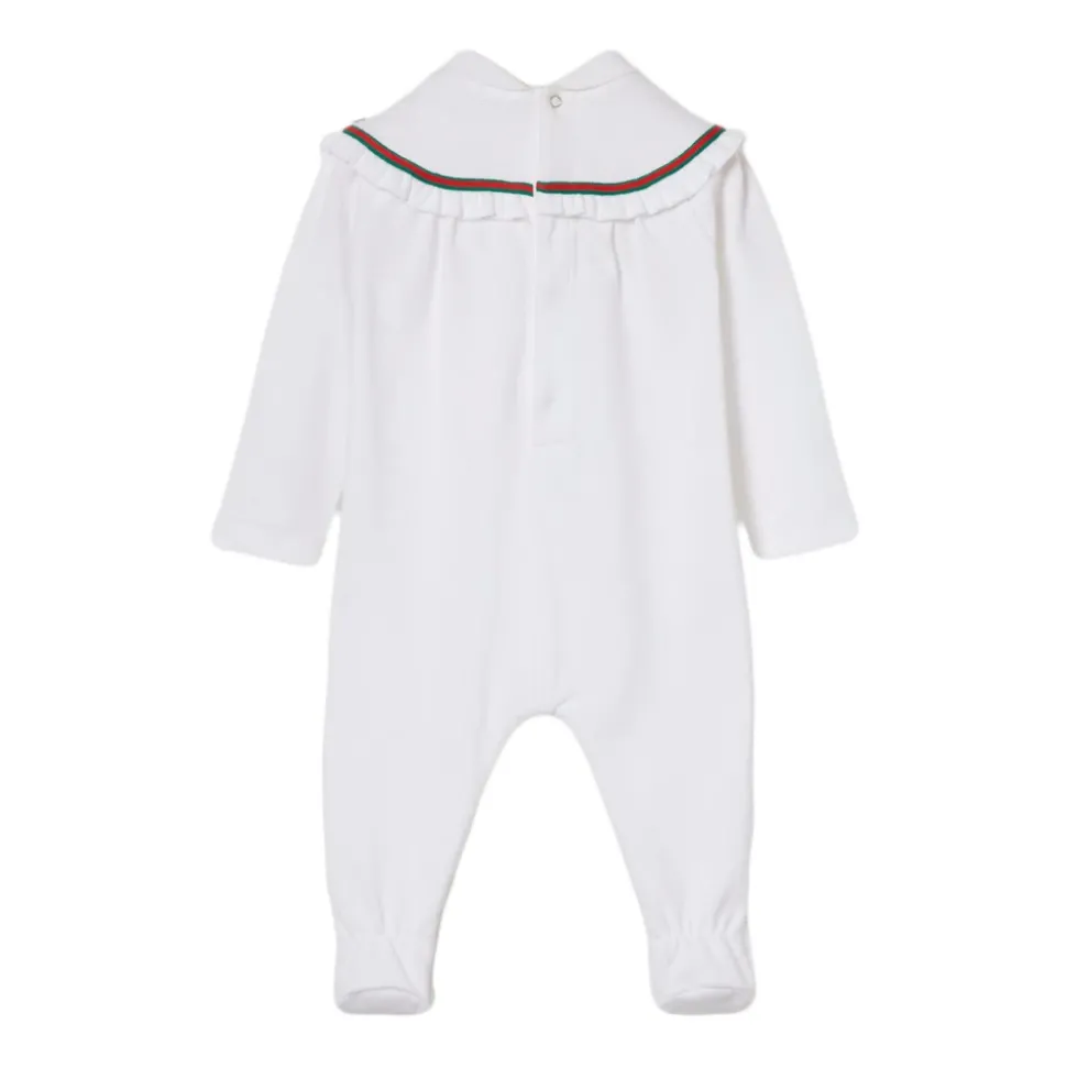 Katoenen Bodysuit met Ruches