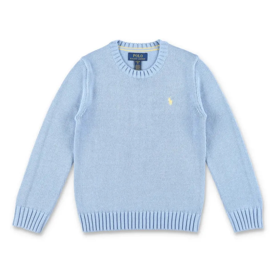 Katoenen Crewneck Jumper met Geborduurde Pony