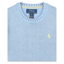 Katoenen Crewneck Jumper met Geborduurde Pony