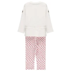 Katoenen Jumpsuit voor Meisjes, Logo Patch