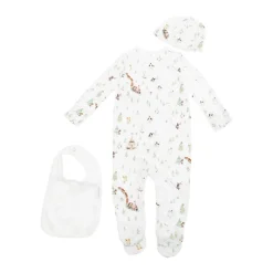 Katoenen Jurk Set met Berenprint