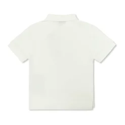 Katoenen polo shirt met logo patch