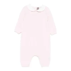 Katoenen romper met kabelmotief