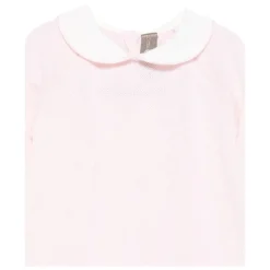 Katoenen romper met kabelmotief