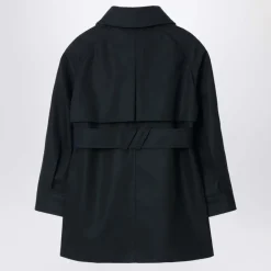 Katoenen Trenchcoat met Capuchon