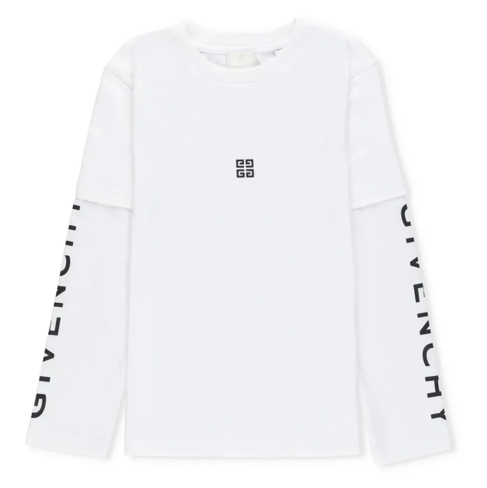 Katoenen T-shirt met Logo Print