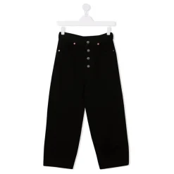 Katoenen Wijde Pijp Jeans voor Meisjes