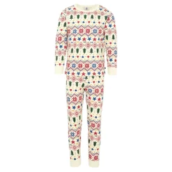 Kerst Katoenen Fleece Pyjamaset