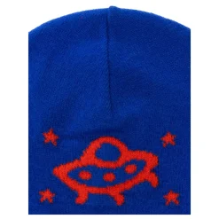 Kids Beanie met UFO Intarsia