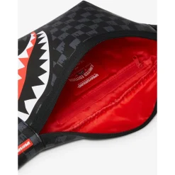 Kids Drip Check Shark Belt Bag