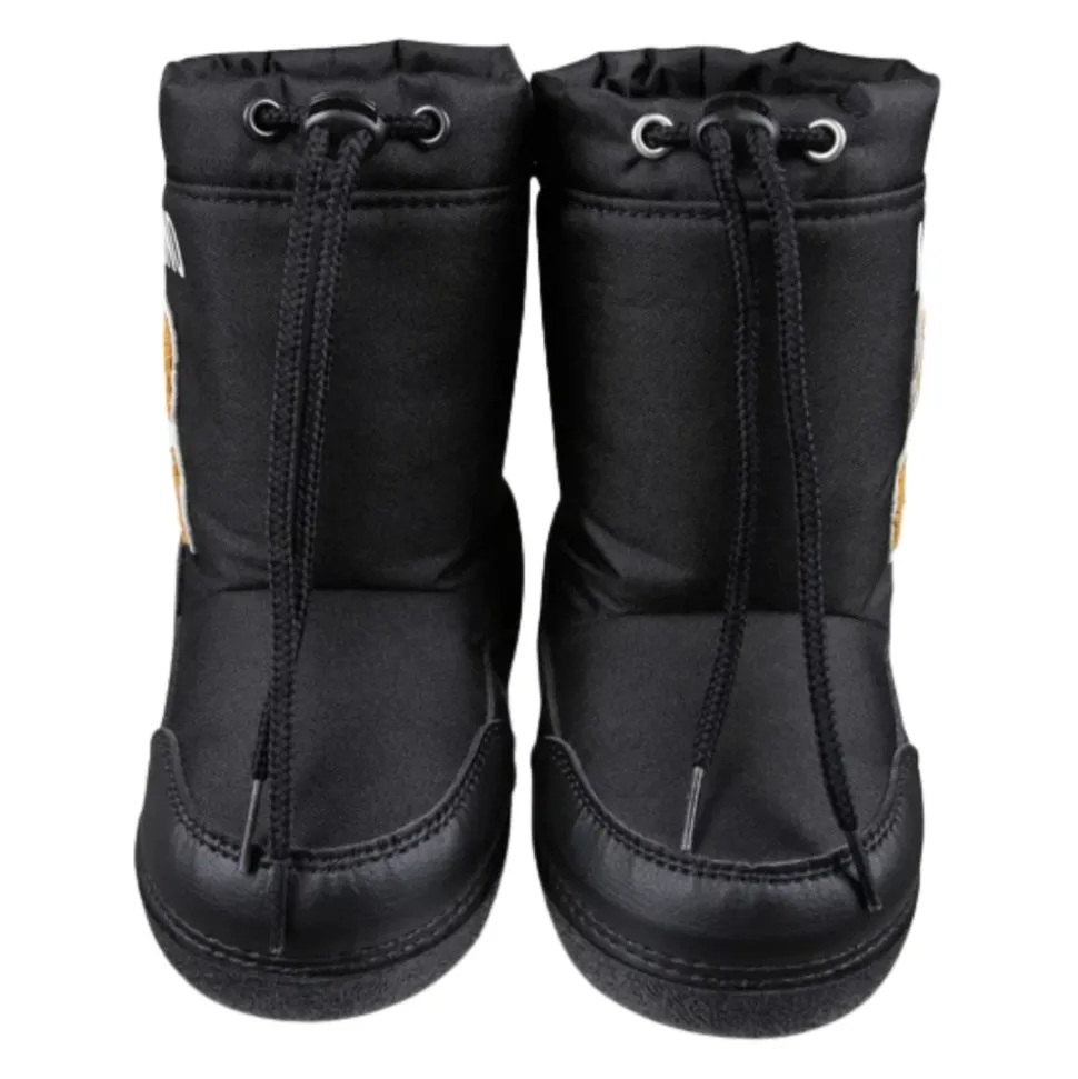 Kids Zwarte Snowboots Teddy Design